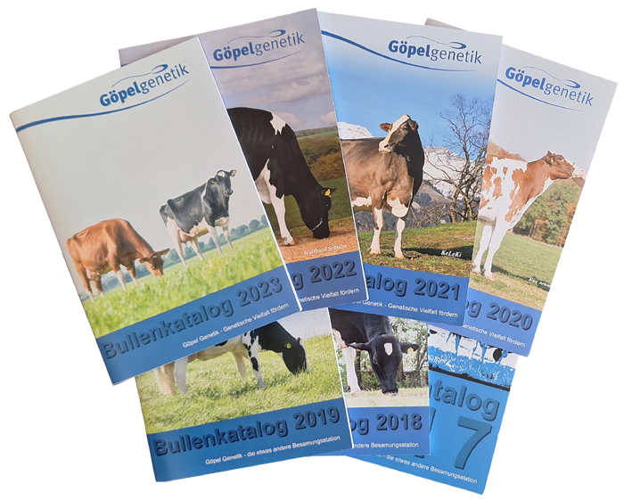 G&ouml;pel Genetik, Bullenkataloge 2017-2024